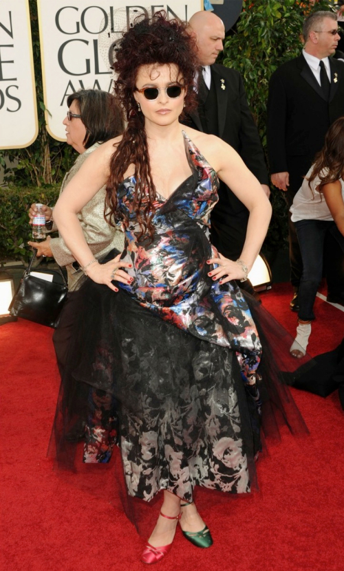 Looks I Love At The Golden Globes 2011 » Helena Bonham Carter Golden Globes 